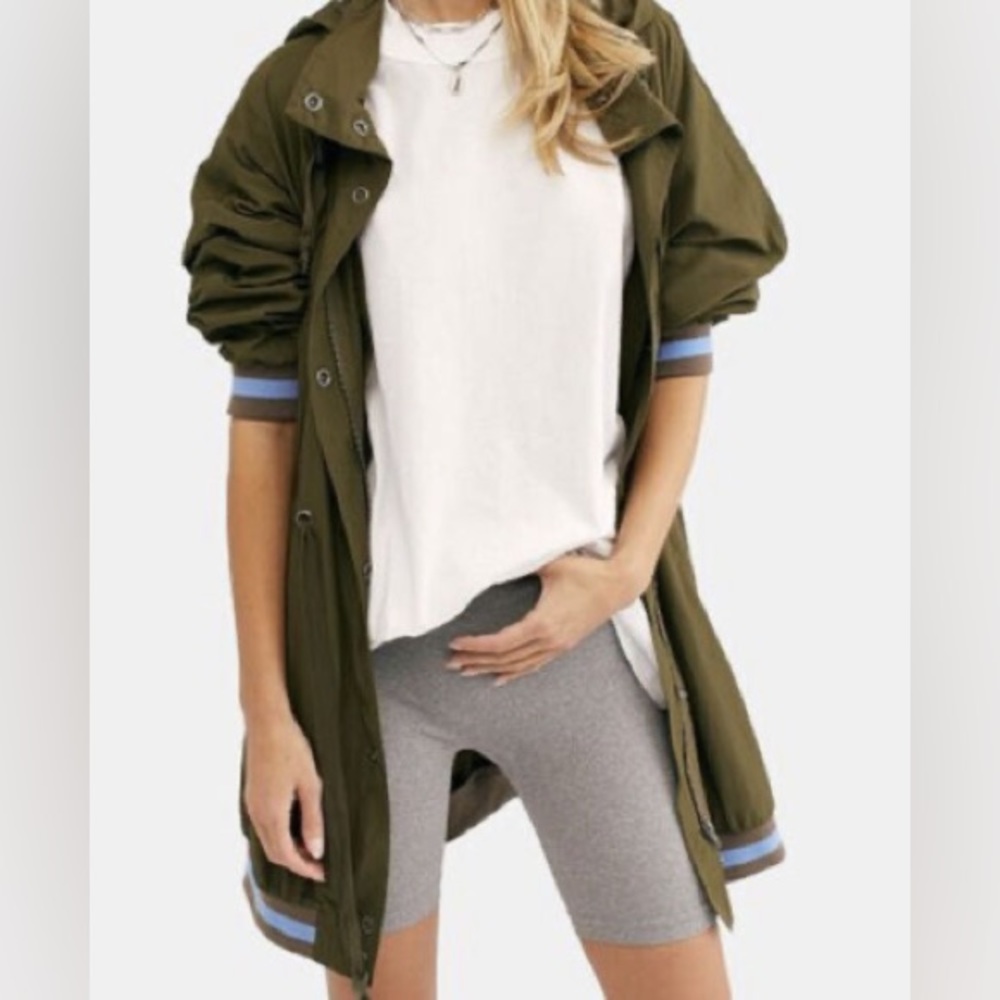 Free People Wild Sage Windbreaker NWT sz Small $148 - Picture 4 of 15